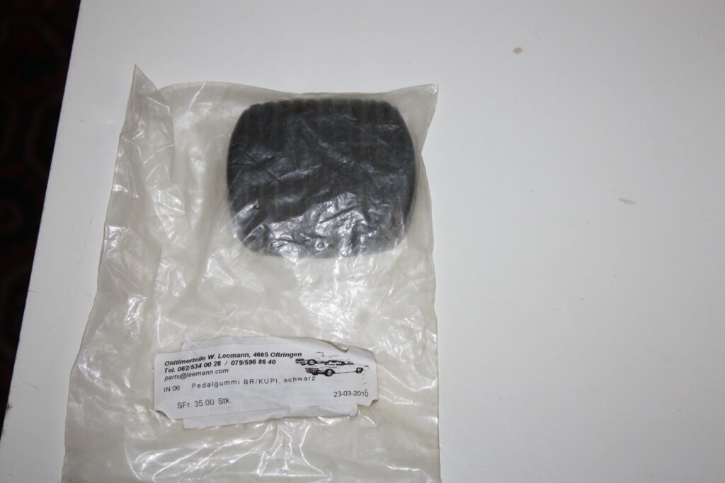 Pedalgummi BR/KUPPl. schwarz