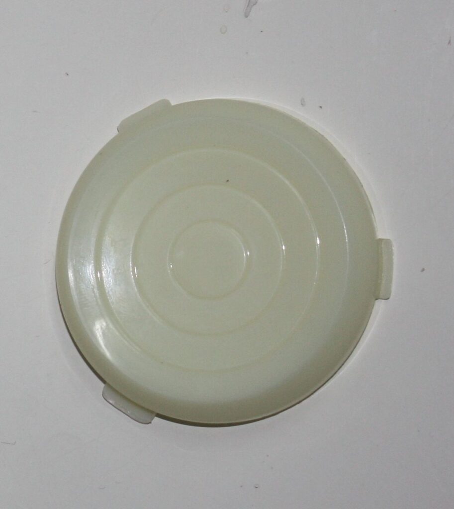 Innenbeleuchtungsglas Hardtop,rund, 3 Ringe